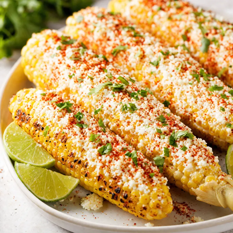 Mexican street corn elote
