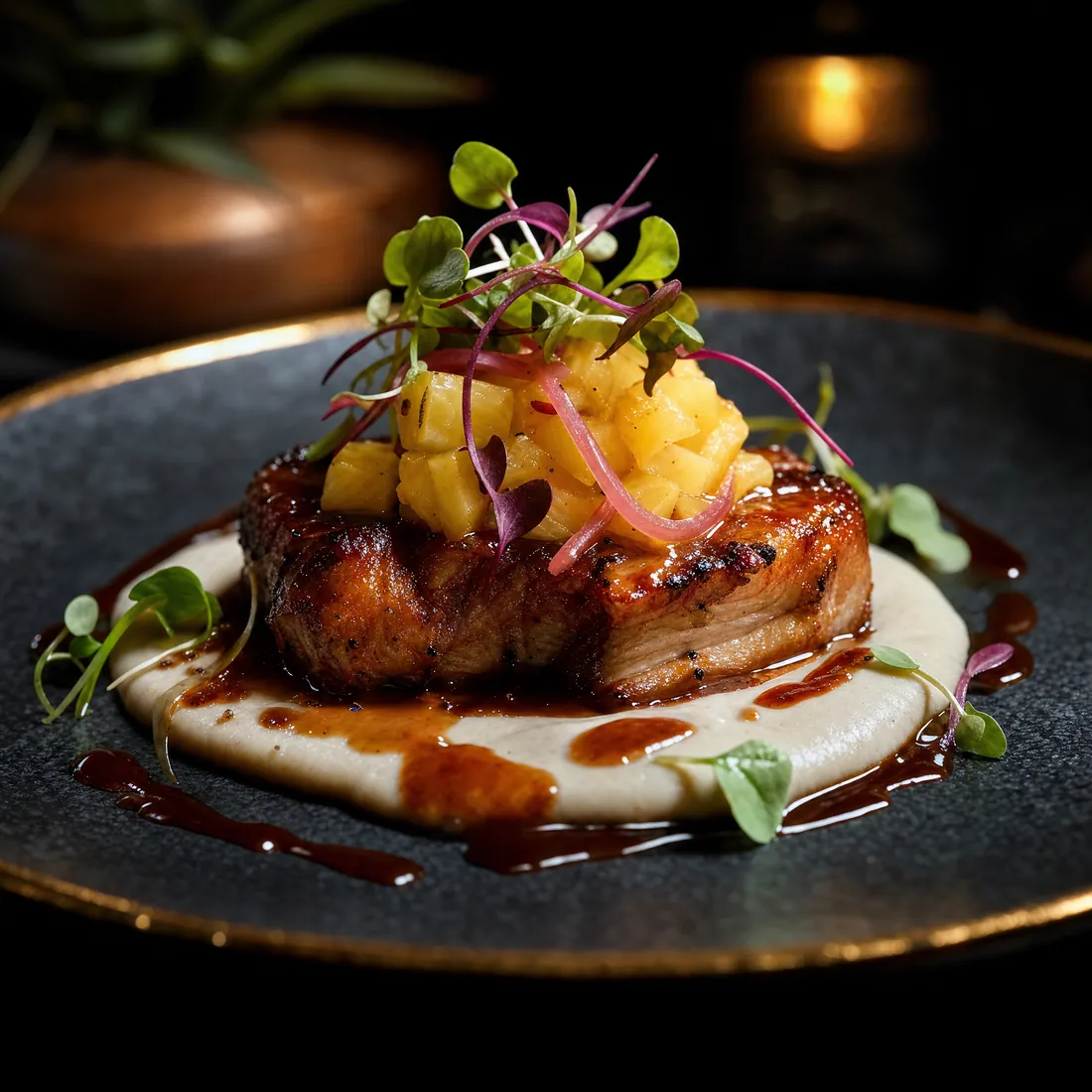 Island fusion main course plates