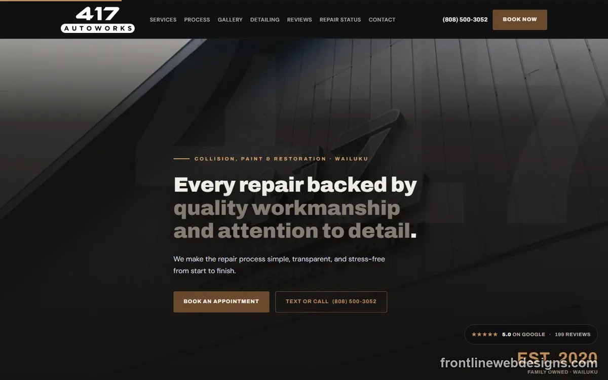 417 Autoworks website